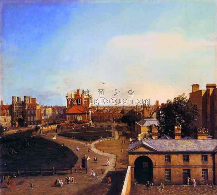 London, Whitehall and the Privy Garden - 卡纳莱托